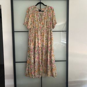 Floral midi dress from target size XL